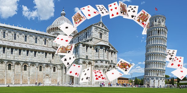 The Leaning Tower of Pisa [a reference to the Italian origin of Telesina]