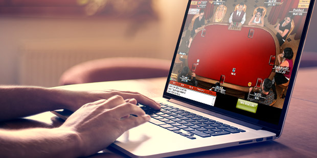 Everygame Poker on a screen